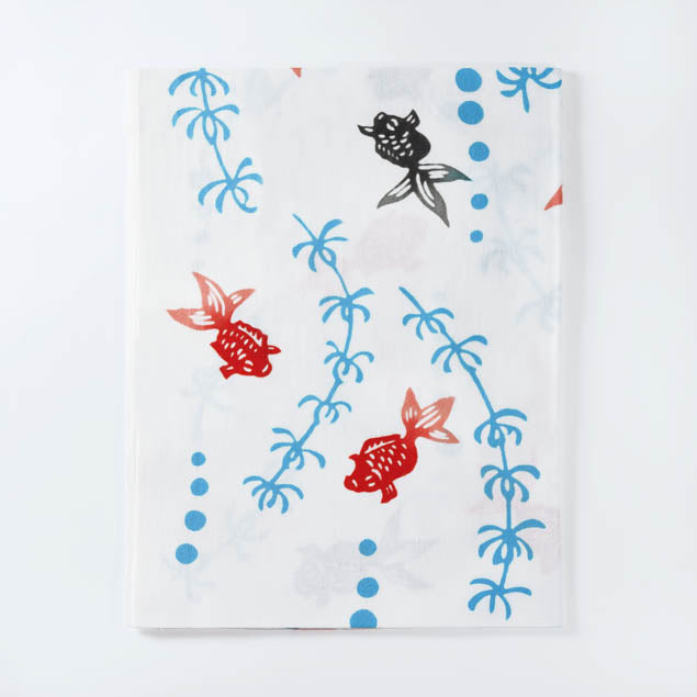 手ぬぐい】水草金魚 – 梨園染オンラインストア