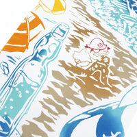 四季の手ぬぐい 海辺